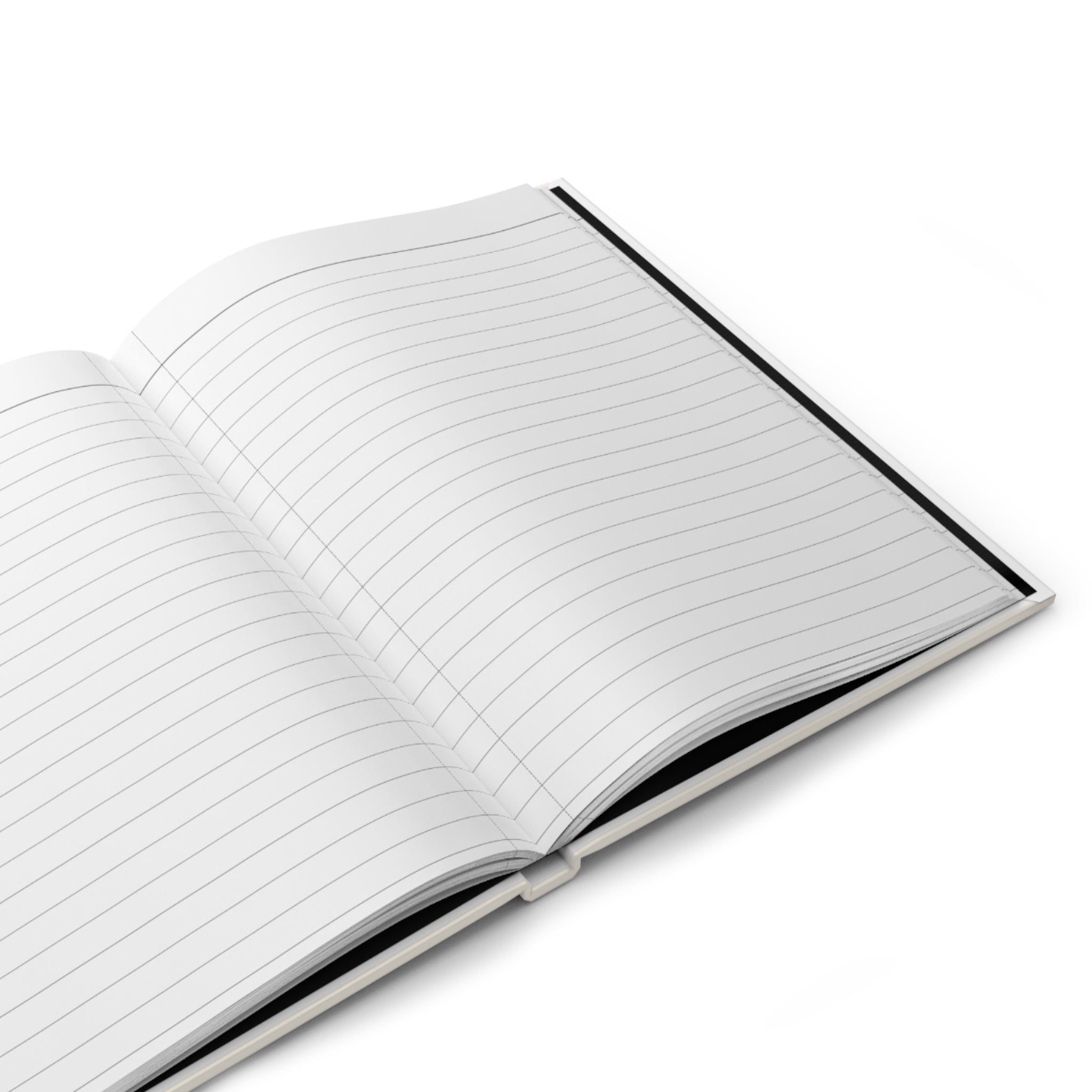 Blue Ostrich Original Art Hardcover Journal — 'BETTY' Lined Notebook