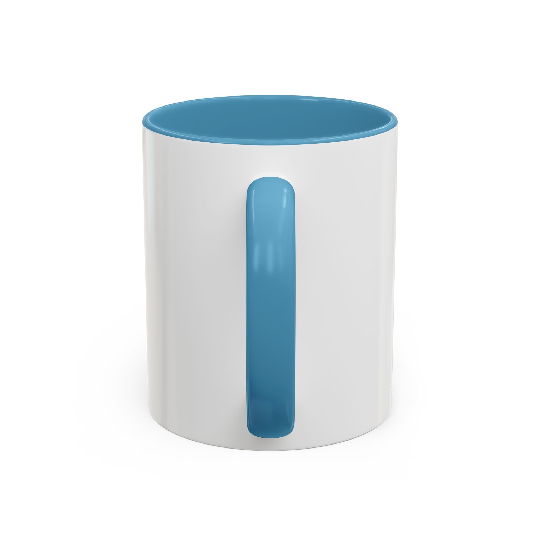 Moxy Cafe Accent Mug — Retro Turquoise & Neon Pink Coffee Cup (11/15oz)