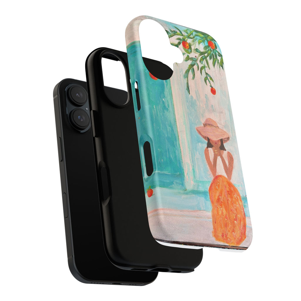 Tough Cases — Summer Garden Woman Phone Case
