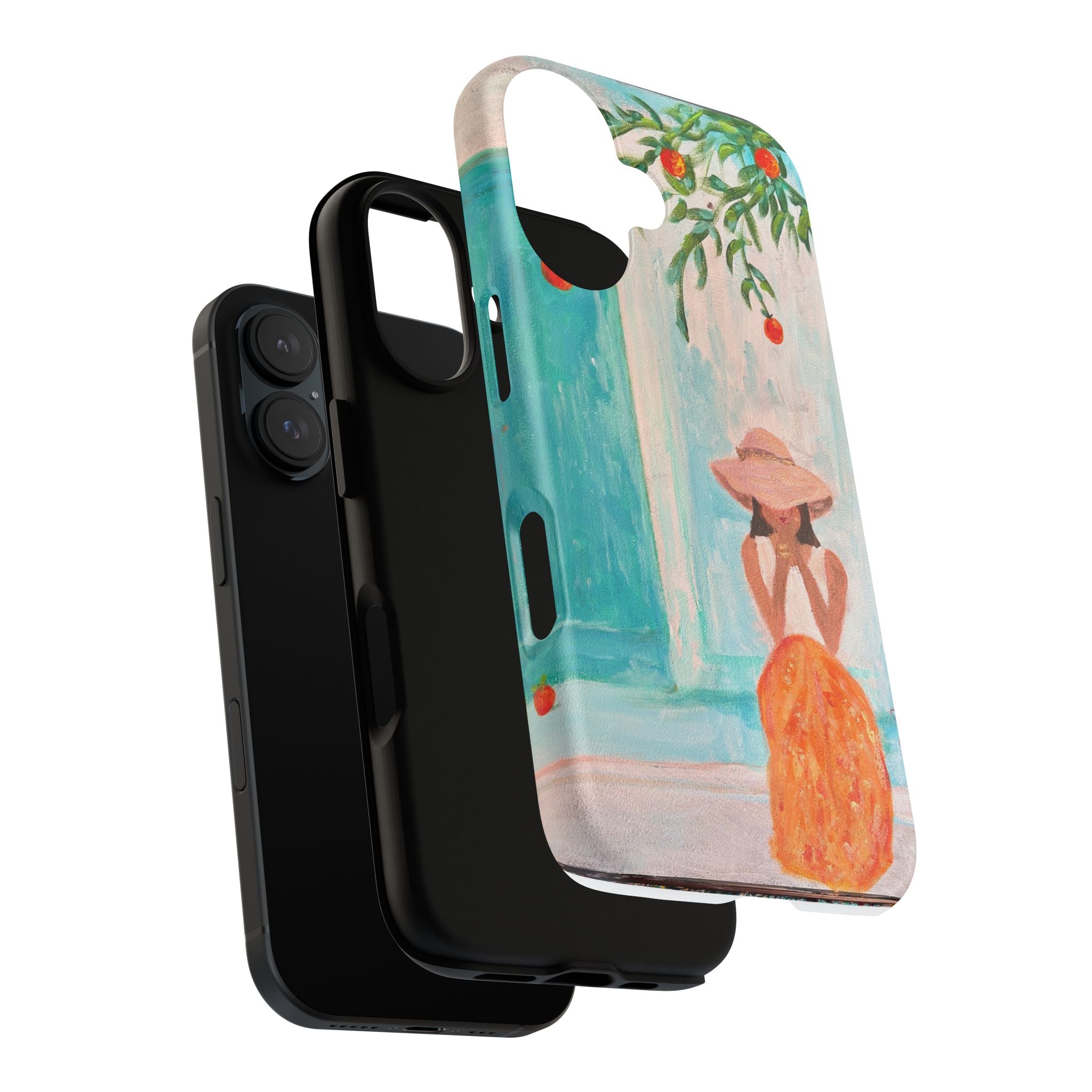 Tough Cases — Summer Garden Woman Phone Case