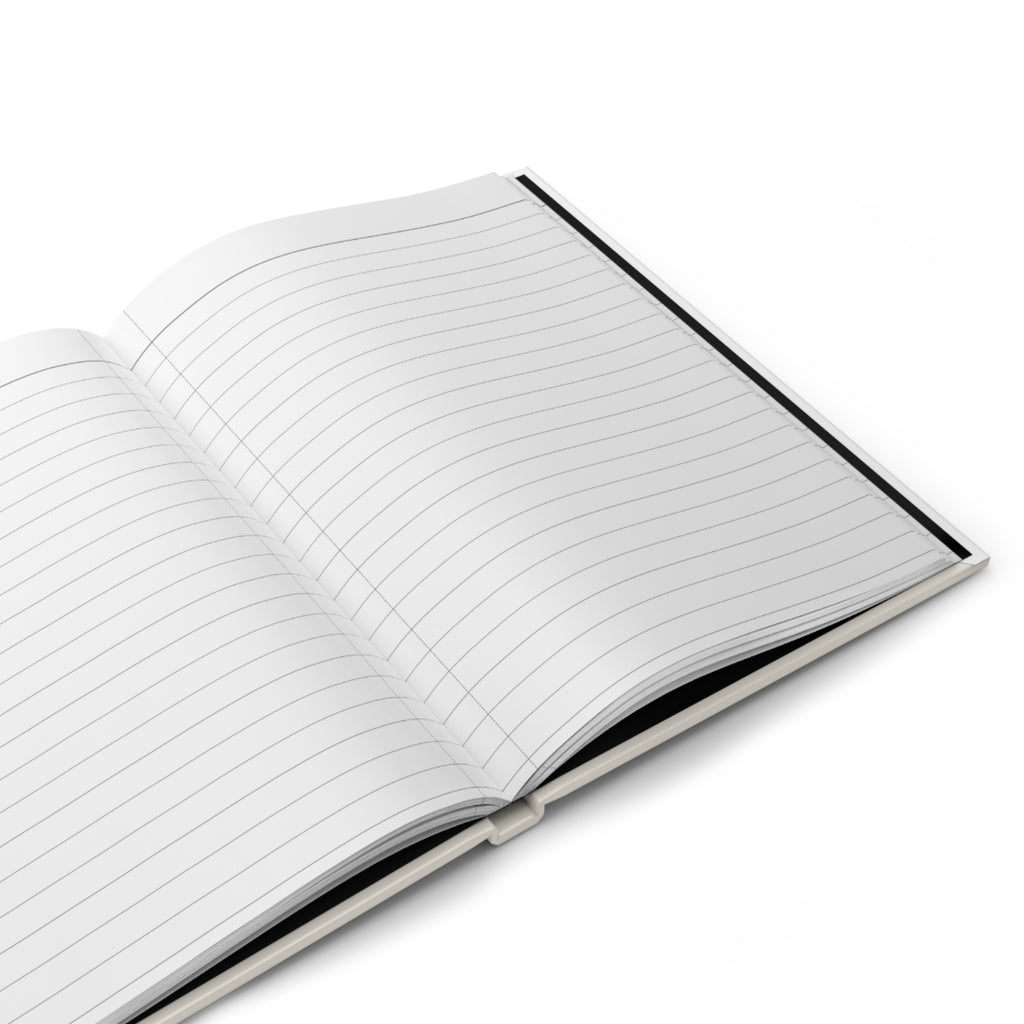 Unbound Blue Phoenix Hardcover Journal — Lined Matte Notebook for Creativity & Self-Discovery