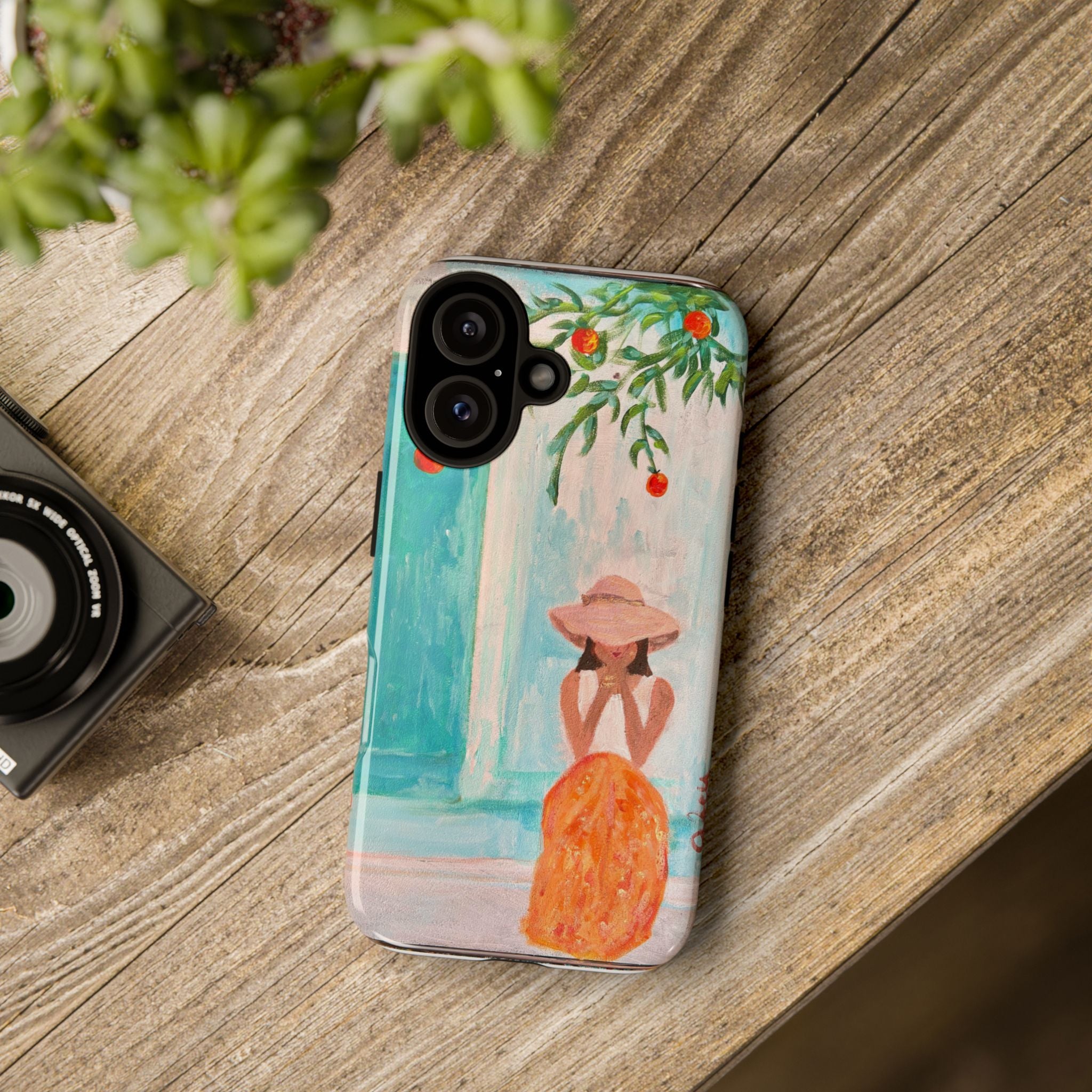 Tough Cases — Summer Garden Woman Phone Case