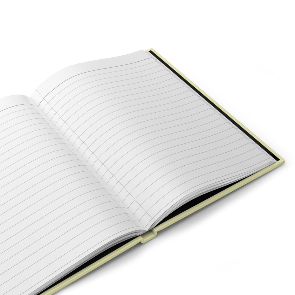 Near-Sighted Llama Hardcover Journal — 'Can't See, Still Judging' Lined Notebook