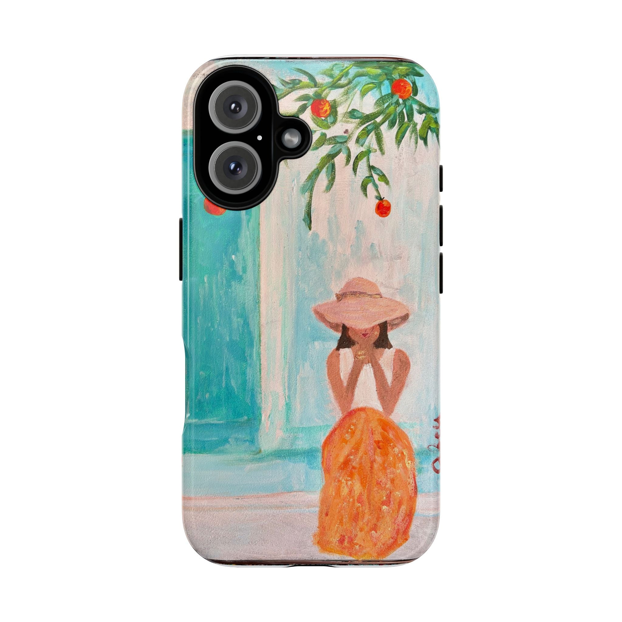 Tough Cases — Summer Garden Woman Phone Case