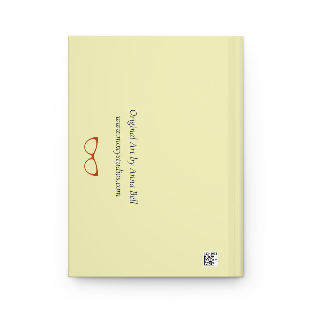 Near-Sighted Llama Hardcover Journal — 'Can't See, Still Judging' Lined Notebook