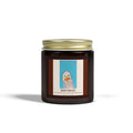 Coconut Apricot Scented Candle (4oz/9oz) — 'Bird Brain' Jar Candle