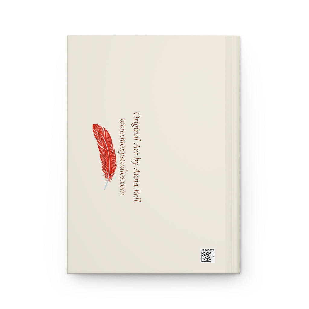 Unbound Blue Phoenix Hardcover Journal — Lined Matte Notebook for Creativity & Self-Discovery