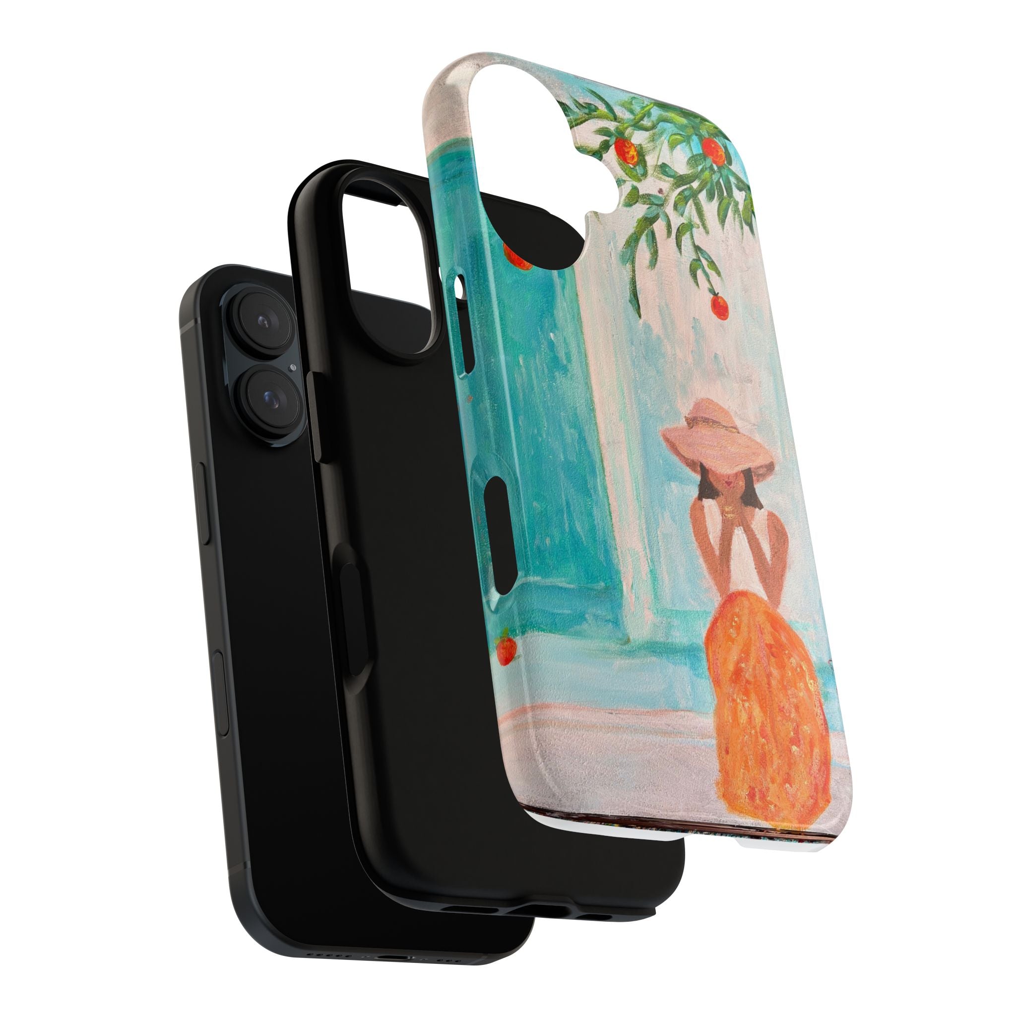 Tough Cases — Summer Garden Woman Phone Case