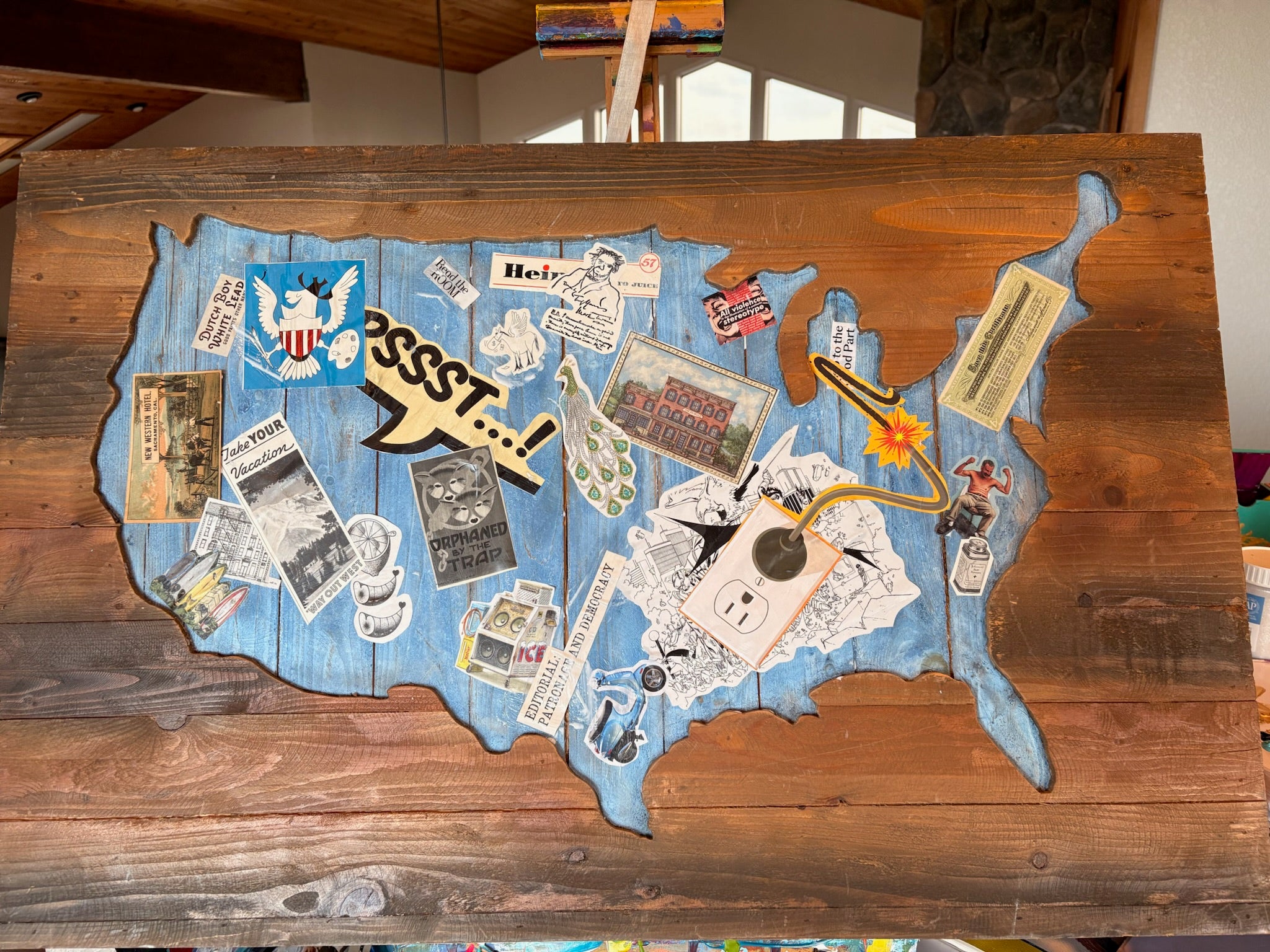 “Land that I Love” Neon Original Art