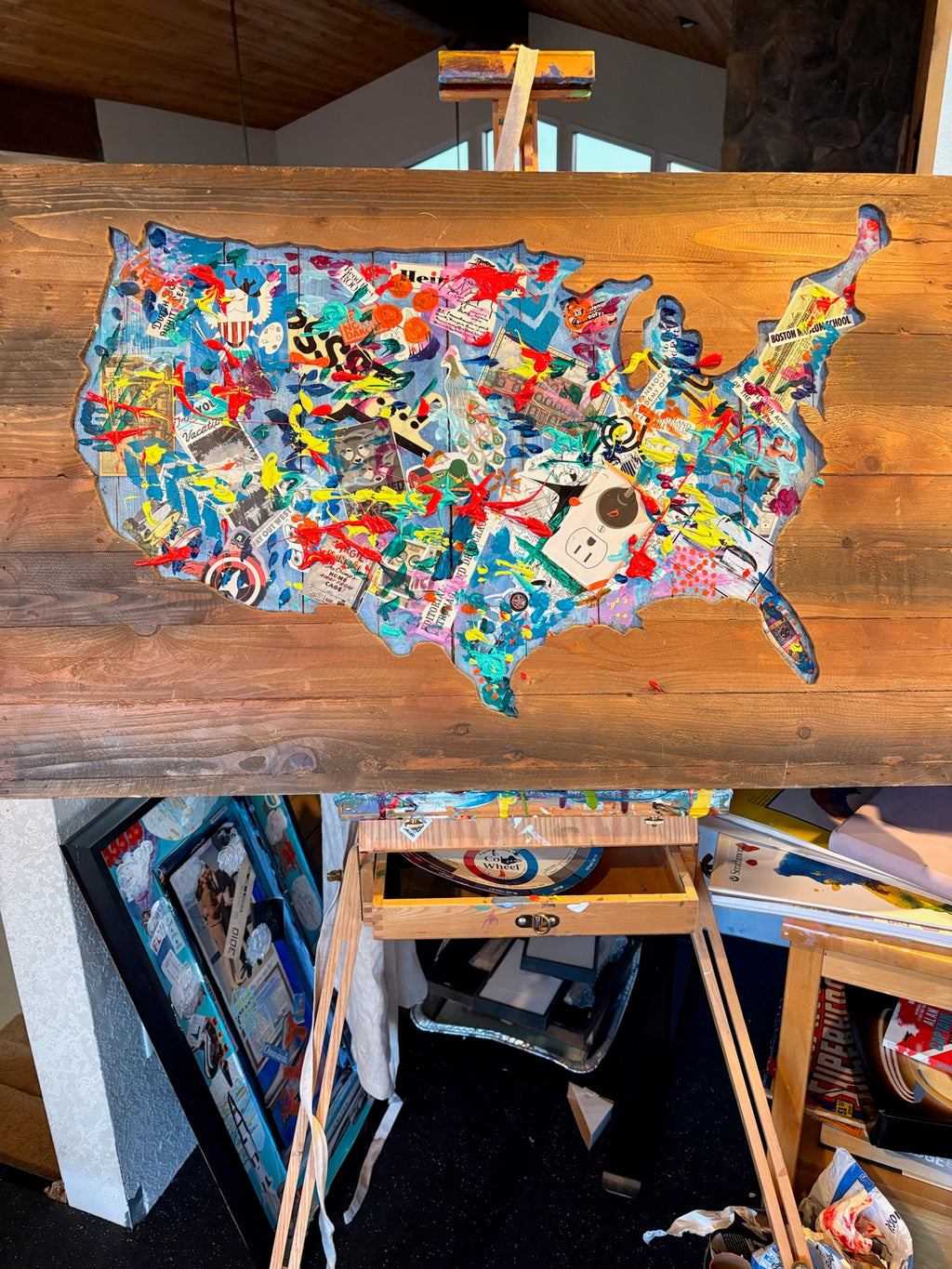 “Land that I Love” Neon Original Art