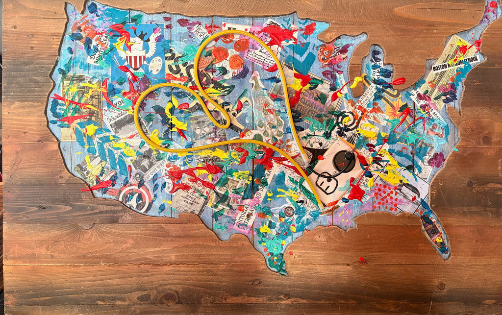 “Land that I Love” Neon Original Art