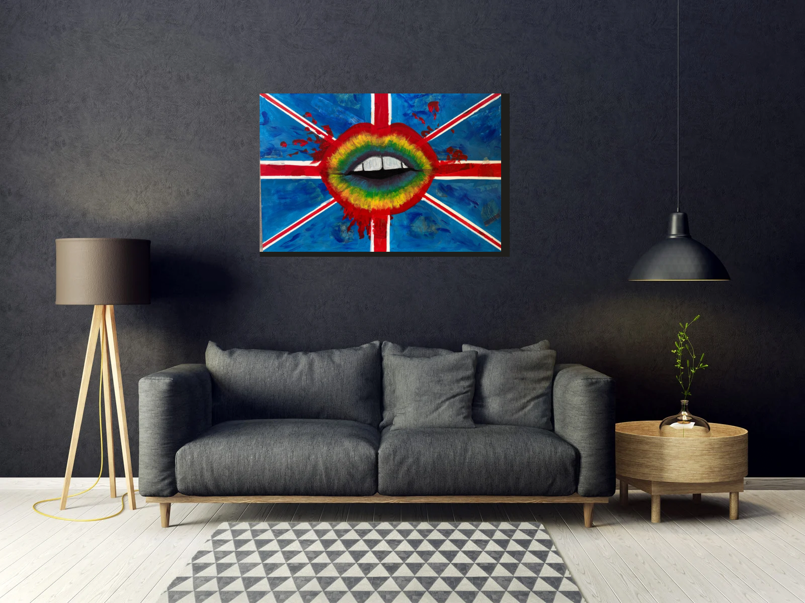 British Invasion (Original multi-media acrylic art on canvas)