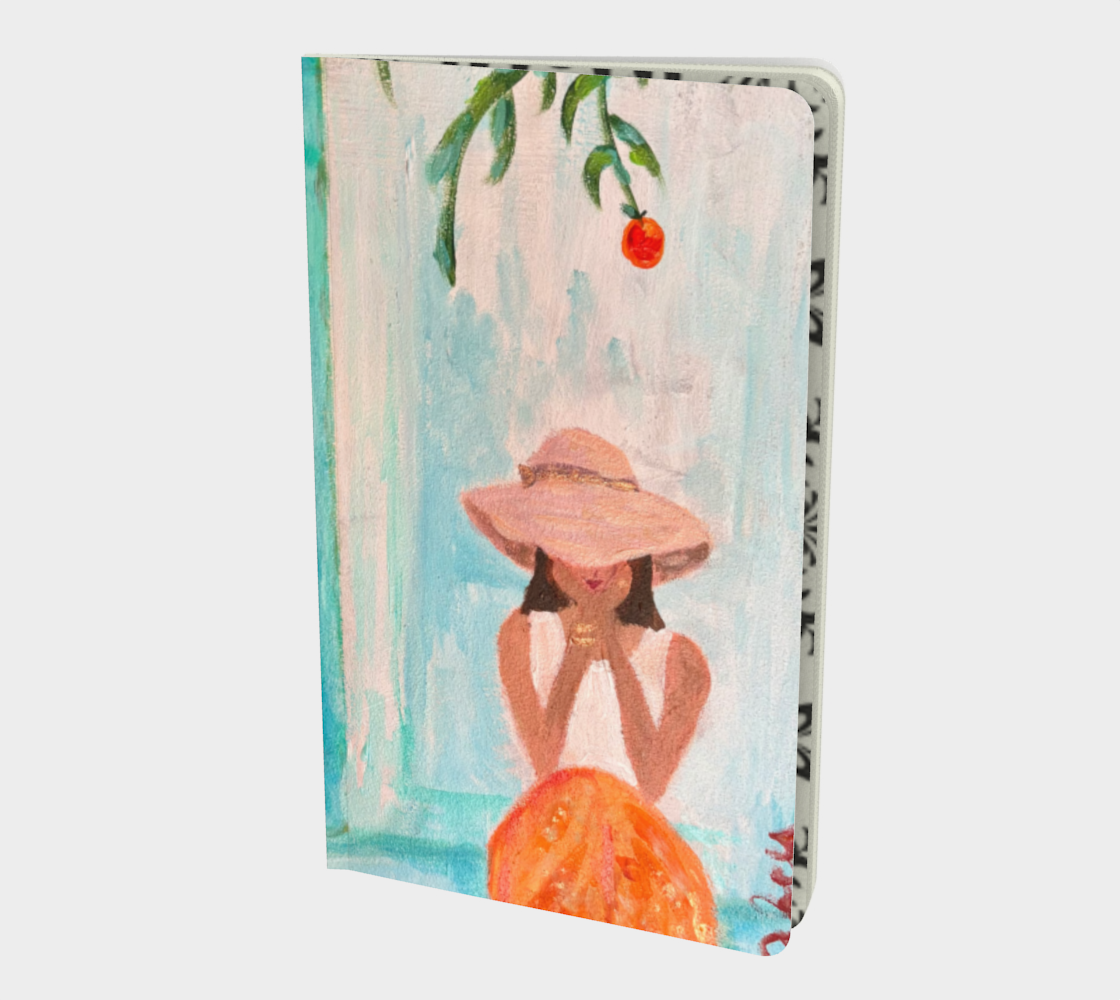 Girl with a tangerine door