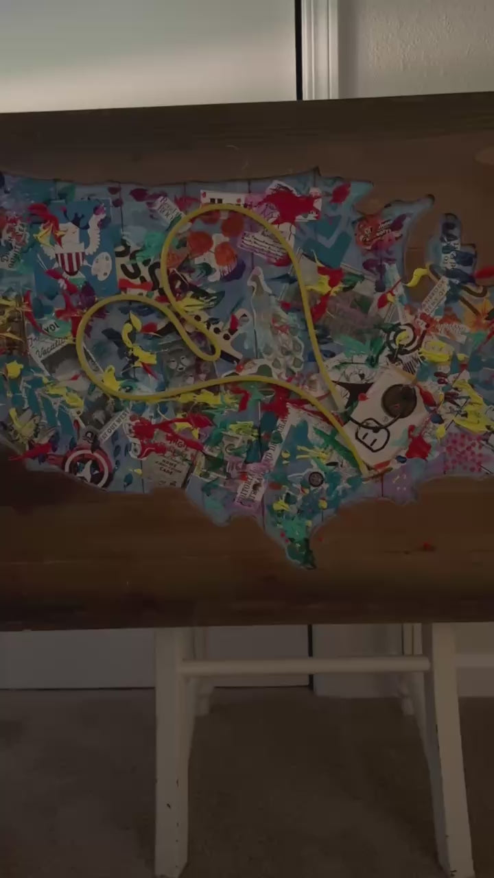 “Land that I Love” Neon Original Art